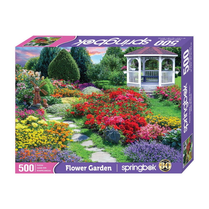 Flower Garden 500 Piece Puzzle
