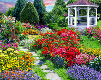 Flower Garden 500 Piece Puzzle