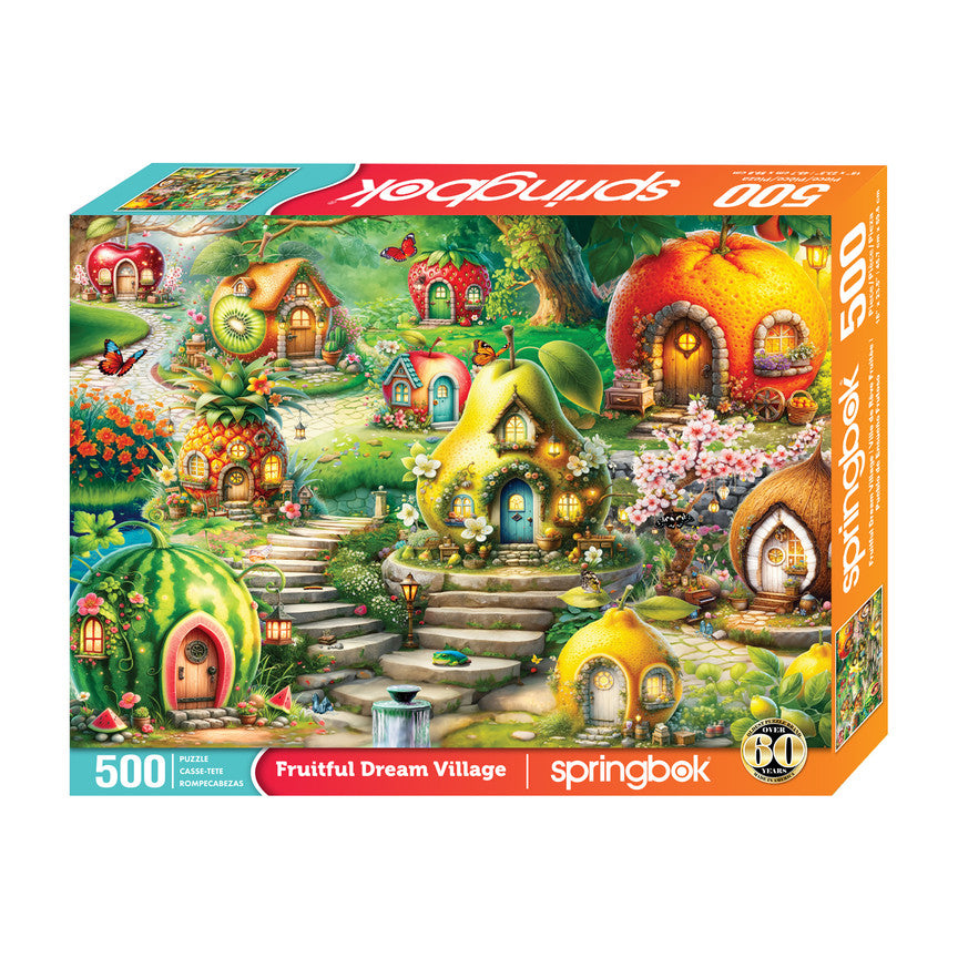 Fruitful Dream Village 500 Piece Puzzle
