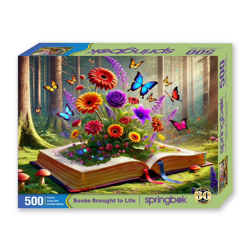 Books Brought To Life 500 Piece Puzzle