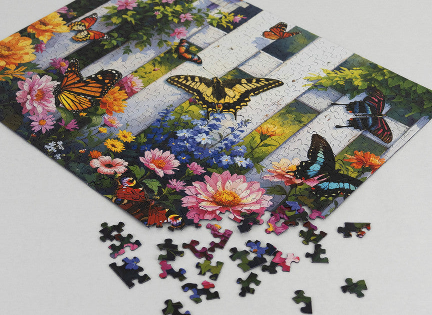 Butterfly Haven 500 Piece Puzzle