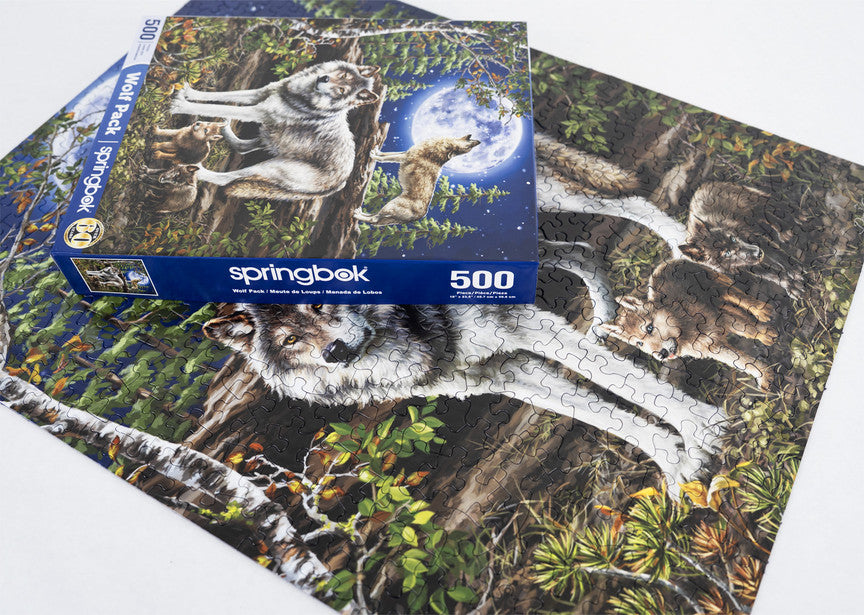 Wolf Pack 500 Piece Puzzle
