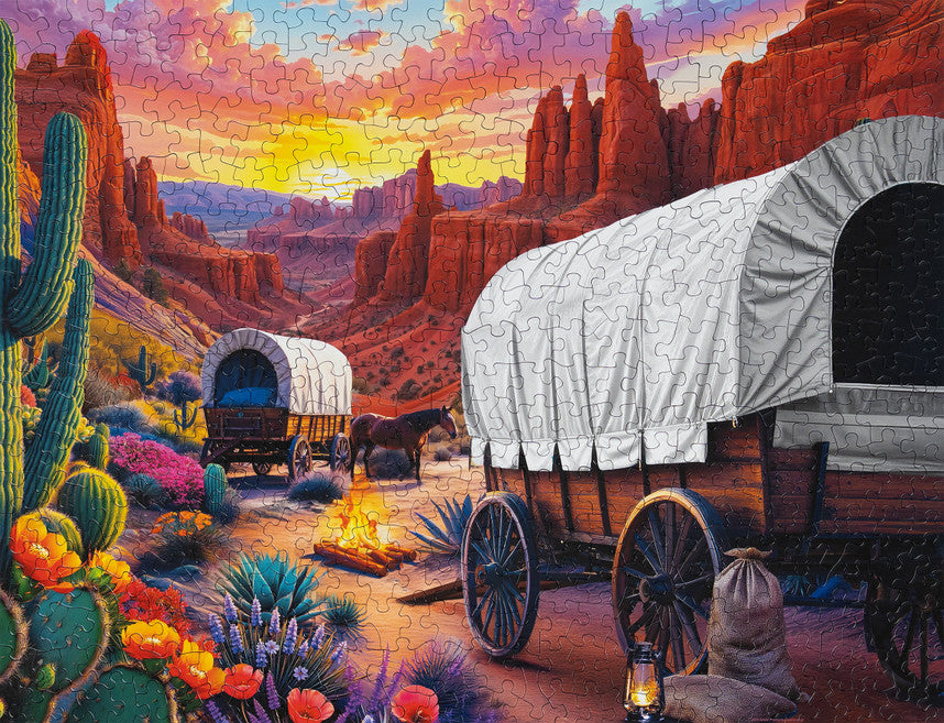 Santa Fe Trail 500 Piece Puzzle
