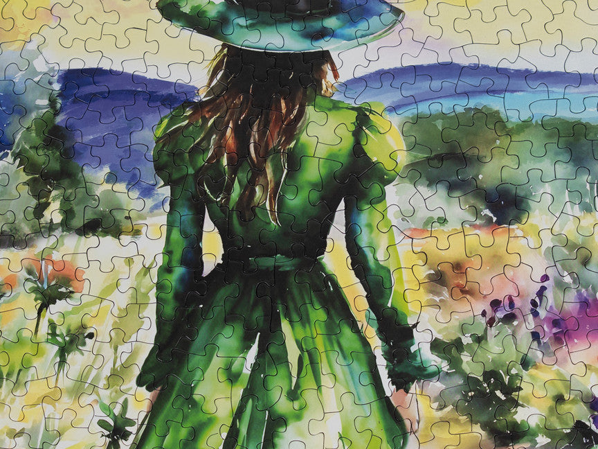 The Green Witch's Journey 500 Piece Puzzle