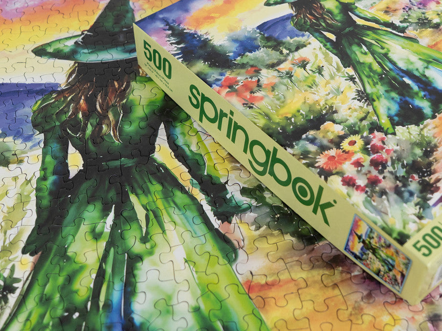 The Green Witch's Journey 500 Piece Puzzle