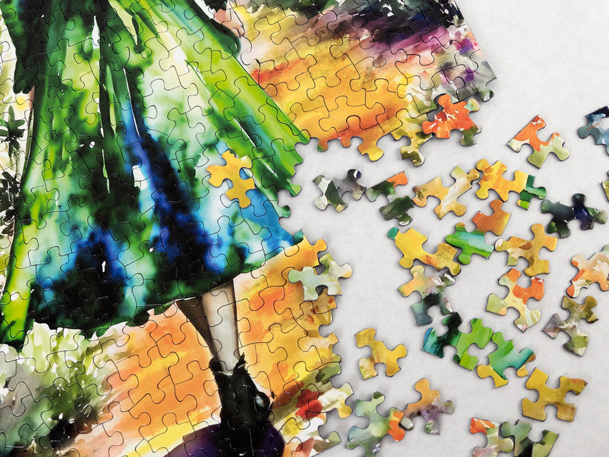 The Green Witch's Journey 500 Piece Puzzle