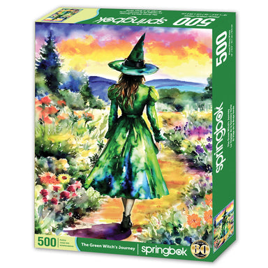 The Green Witch's Journey 500 Piece Puzzle