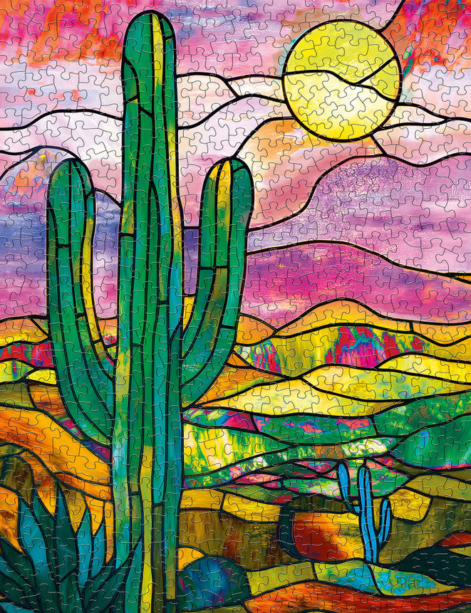 SPRGBK Desert Glow 500 Piece Puzzle