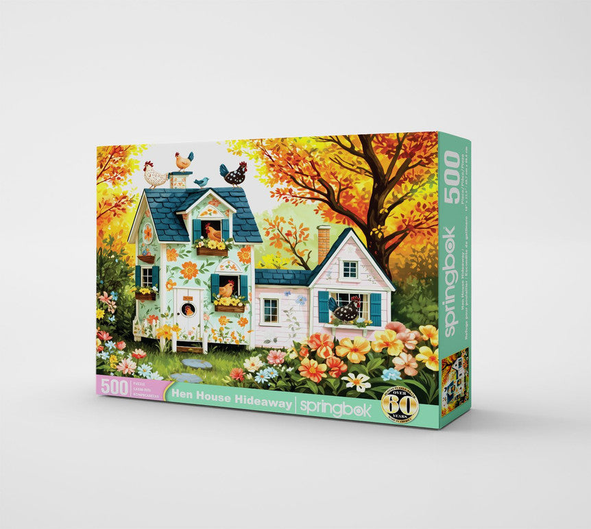 SPRGBK Hen House Hideaway 500 Piece Puzzle