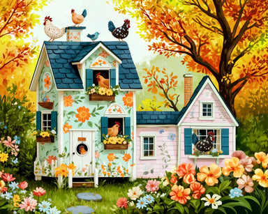 SPRGBK Hen House Hideaway 500 Piece Puzzle