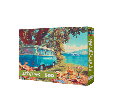 SPRGBK Lake Day Picnic 500 Piece Puzzle