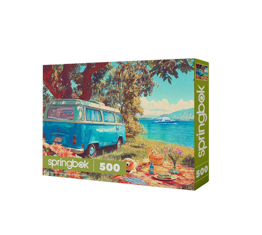 SPRGBK Lake Day Picnic 500 Piece Puzzle
