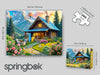 SPRGBK Mountain Cabin Retreat 500 Piece Puzzle