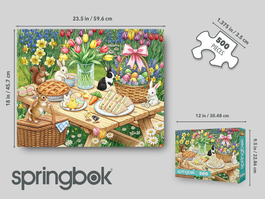 Easter Picnic 500 Piece Puzzle