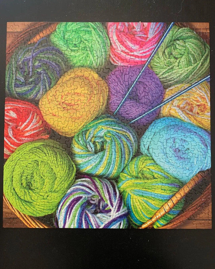 SPRGBK Colorful Yarn 500 Piece Puzzle