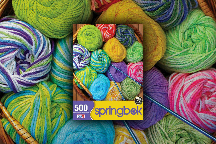 SPRGBK Colorful Yarn 500 Piece Puzzle