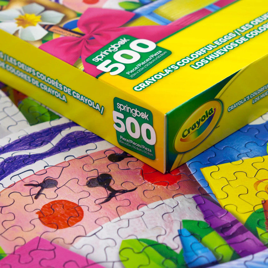 Crayola's Colorful Eggs 500 Piece Puzzle