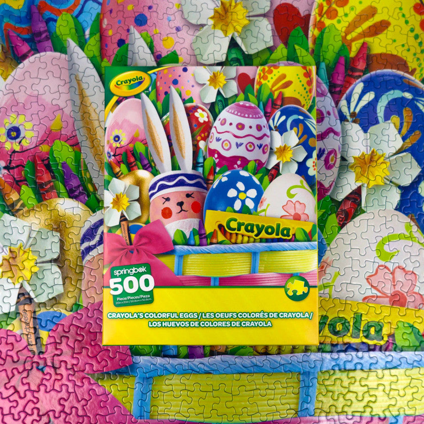 Crayola's Colorful Eggs 500 Piece Puzzle