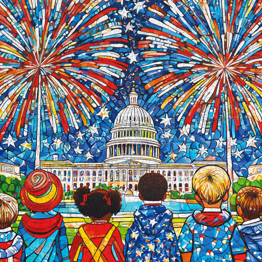 Summer Fireworks 500 Piece Puzzle
