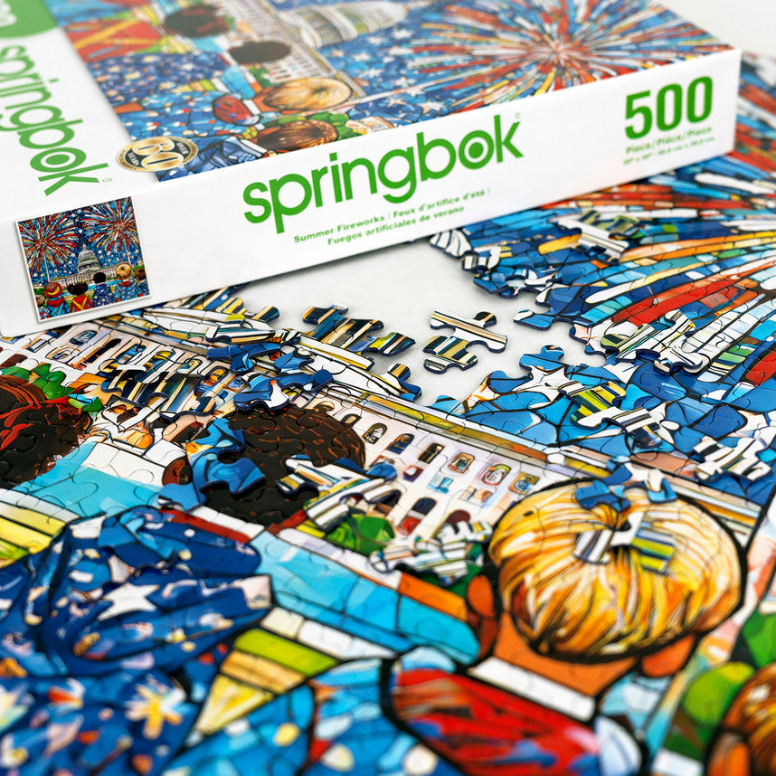 Summer Fireworks 500 Piece Puzzle