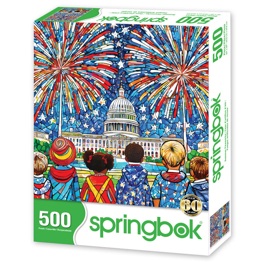 Summer Fireworks 500 Piece Puzzle