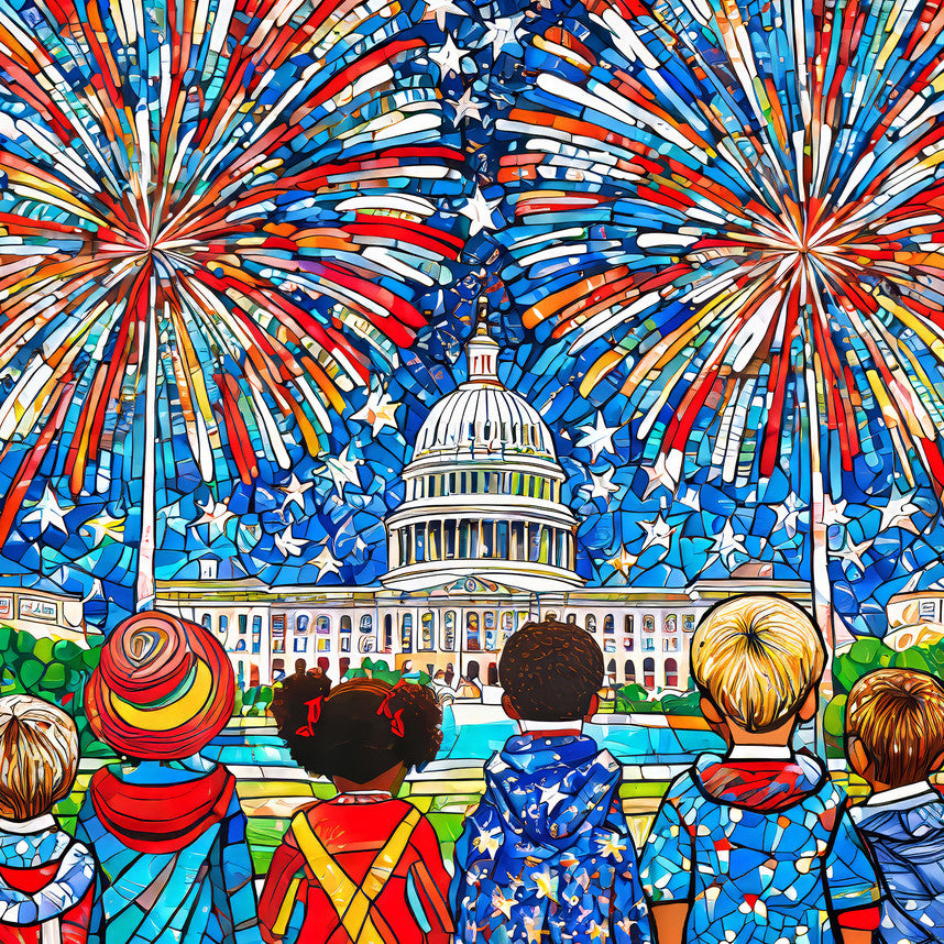 Summer Fireworks 500 Piece Puzzle