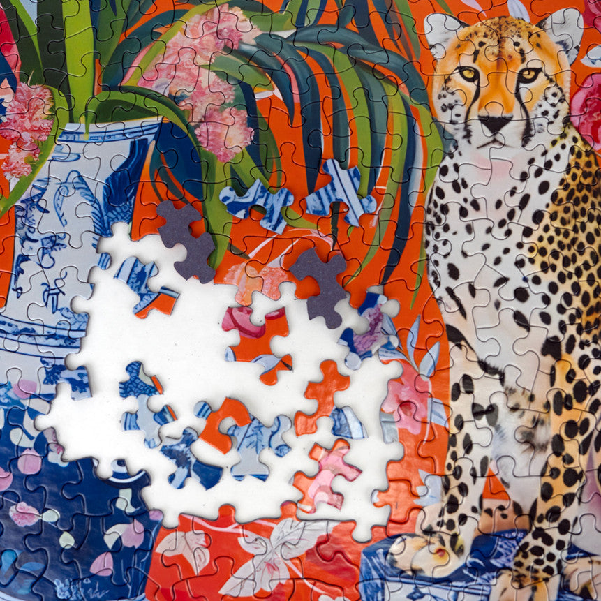 SPRGBK Cheetah and Ginger Jar 500 Piece Puzzle