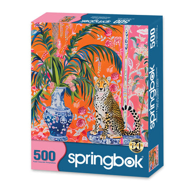 SPRGBK Cheetah and Ginger Jar 500 Piece Puzzle
