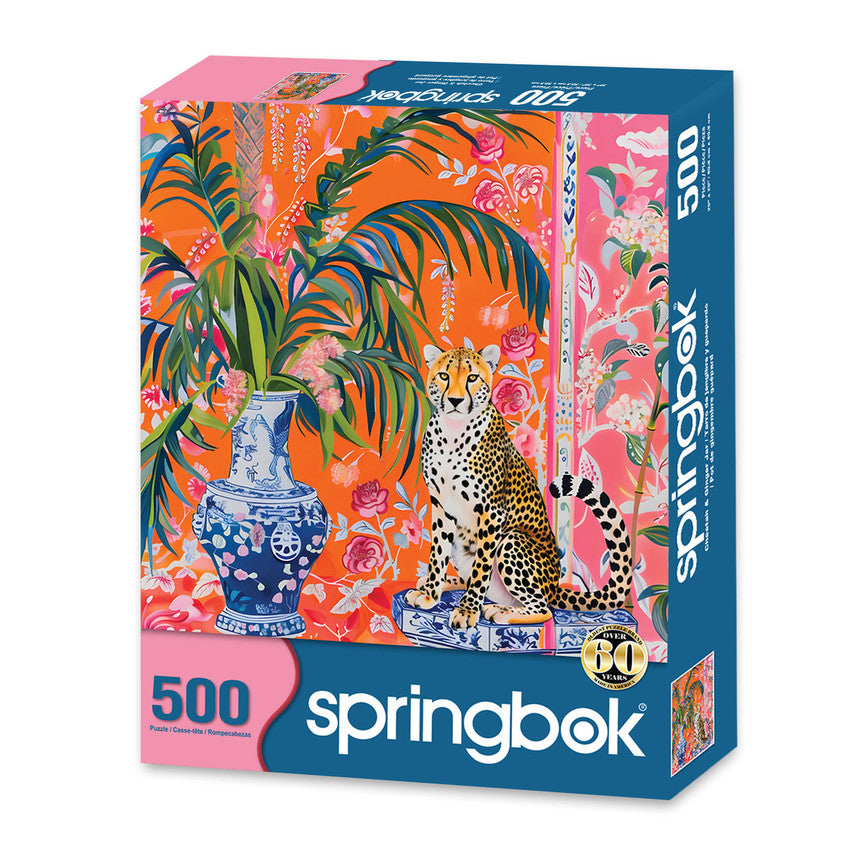 SPRGBK Cheetah and Ginger Jar 500 Piece Puzzle