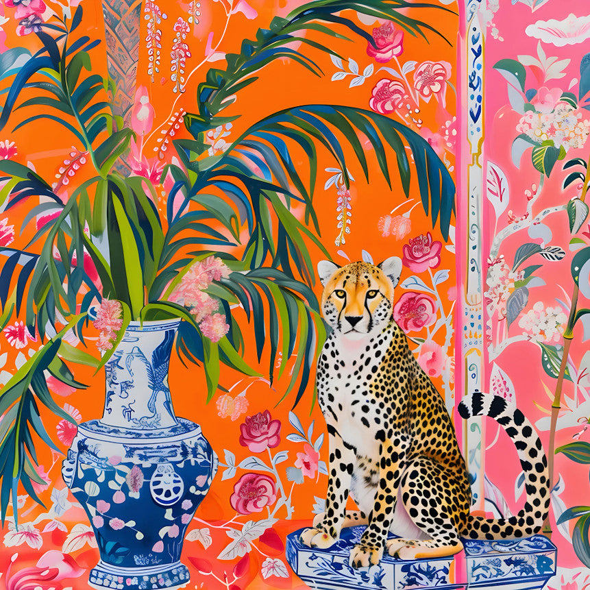 SPRGBK Cheetah and Ginger Jar 500 Piece Puzzle