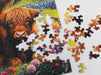 Highland Cows In The Countryside 500 Piece Puzzle