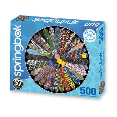 SPRGBK It's A Tie! 500 Piece Round Puzzle