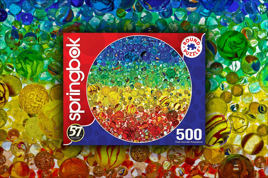 Illuminated Marbles 500 Piece Round Puzzle