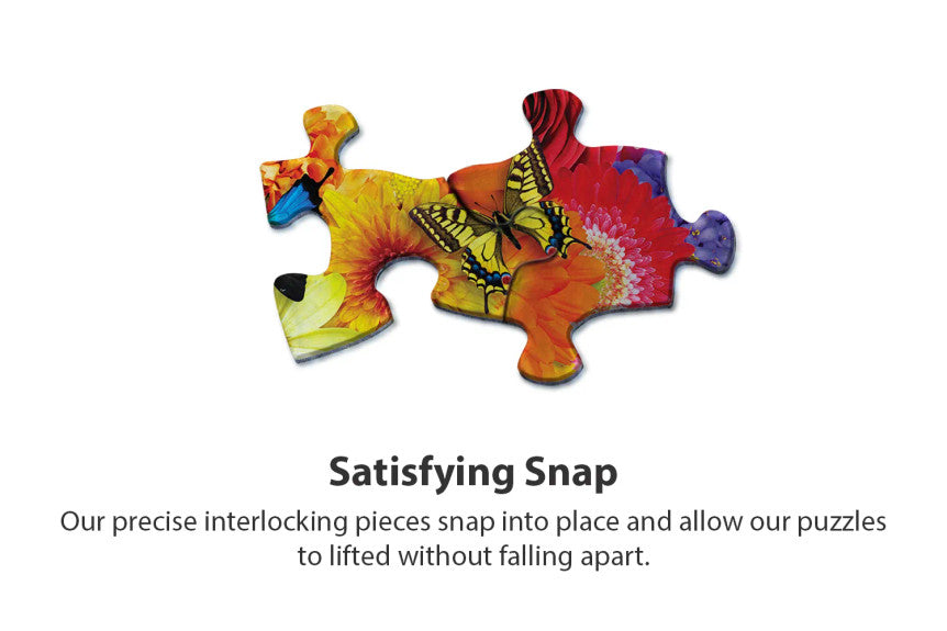 Colorful Bloom 500 Piece Round Puzzle