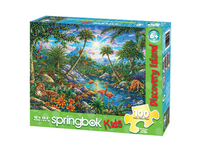 SPRGBK Discovery Island 100 Piece Puzzle