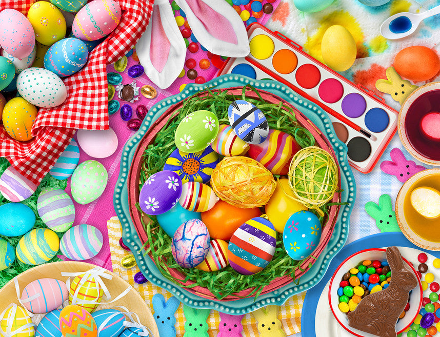 Extraordinary Easter Eggs 100 Piece Puzzle