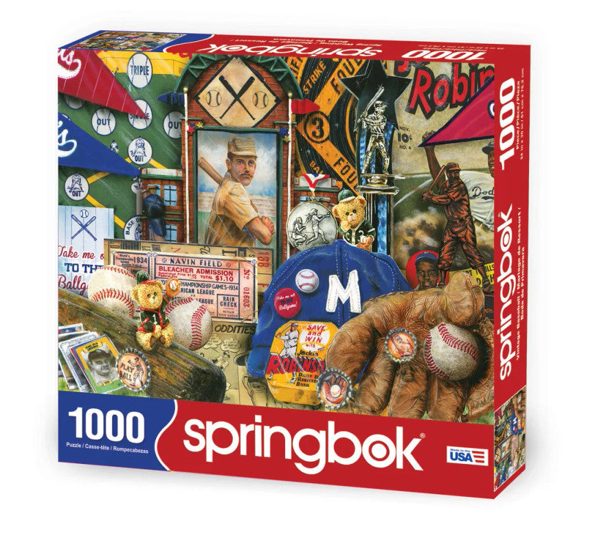SPRGBK Vintage Baseball 1000 Piece Puzzle