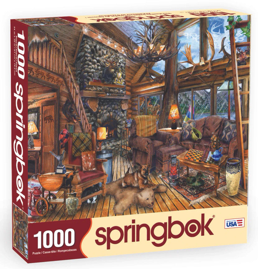 SPRGBK The Hunting Lodge 1000 Piece Puzzle