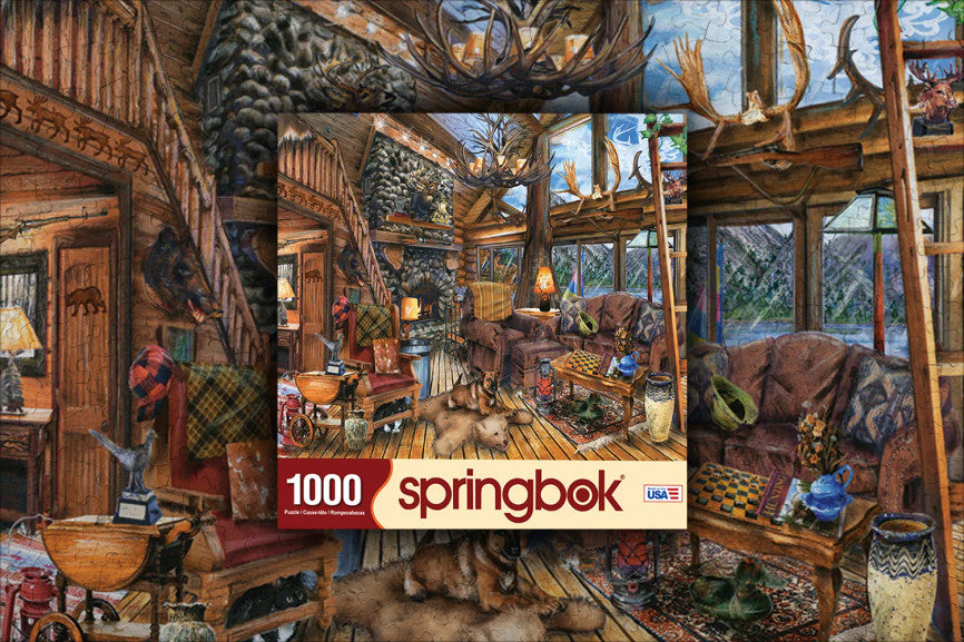 SPRGBK The Hunting Lodge 1000 Piece Puzzle