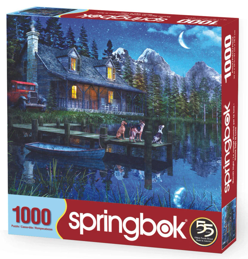 SPRGBK Moonlit Night 1000 Piece Puzzle
