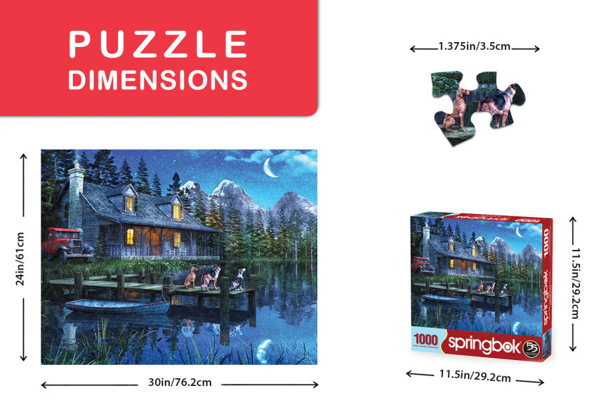 SPRGBK Moonlit Night 1000 Piece Puzzle