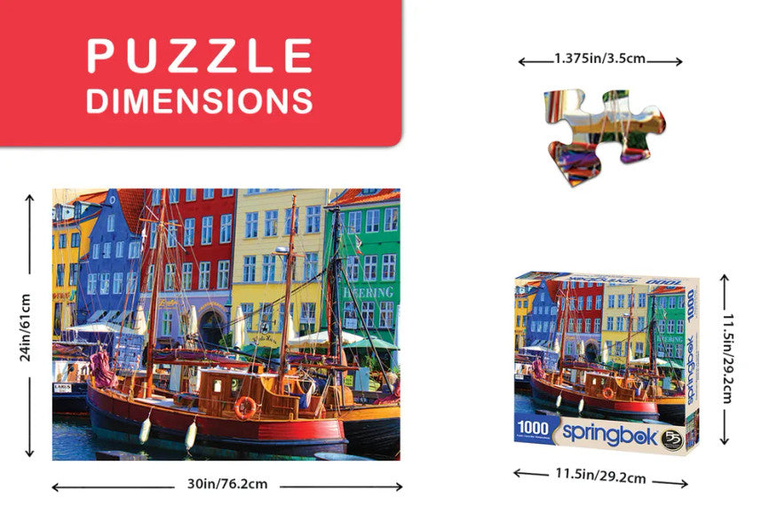 SPRGBK Copenhagen Waterfront 1000 Piece Puzzle