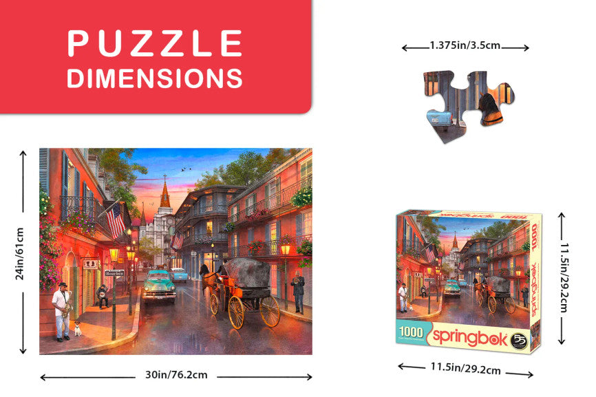 SPRGBK Bourbon Street 1000 Piece Puzzle