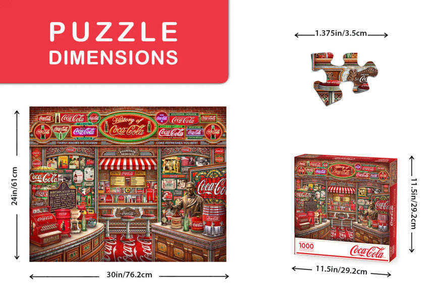 SPRGBK Coca-Cola History 1000 Piece Puzzle