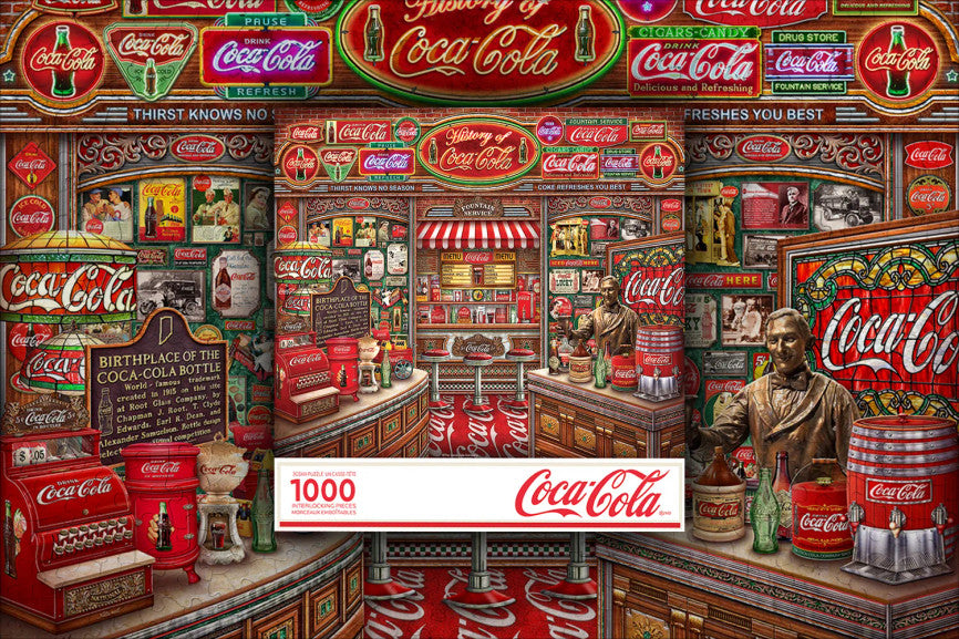 SPRGBK Coca-Cola History 1000 Piece Puzzle