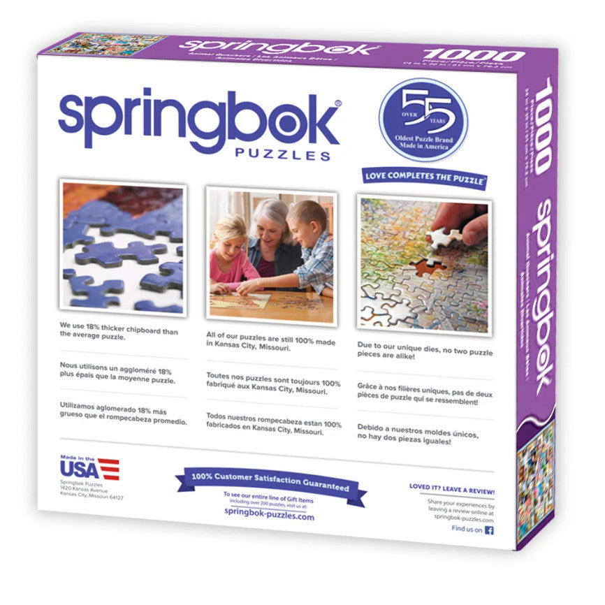 SPRGBK Animal Quackers 1000 Piece Puzzle