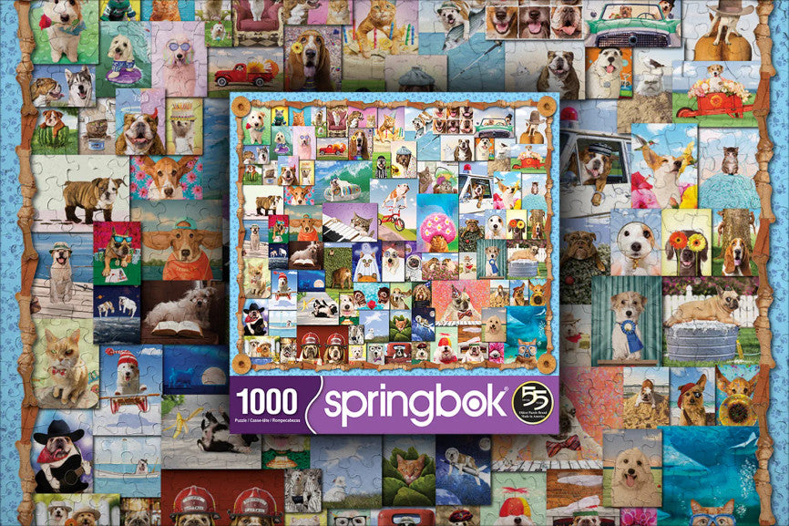 SPRGBK Animal Quackers 1000 Piece Puzzle