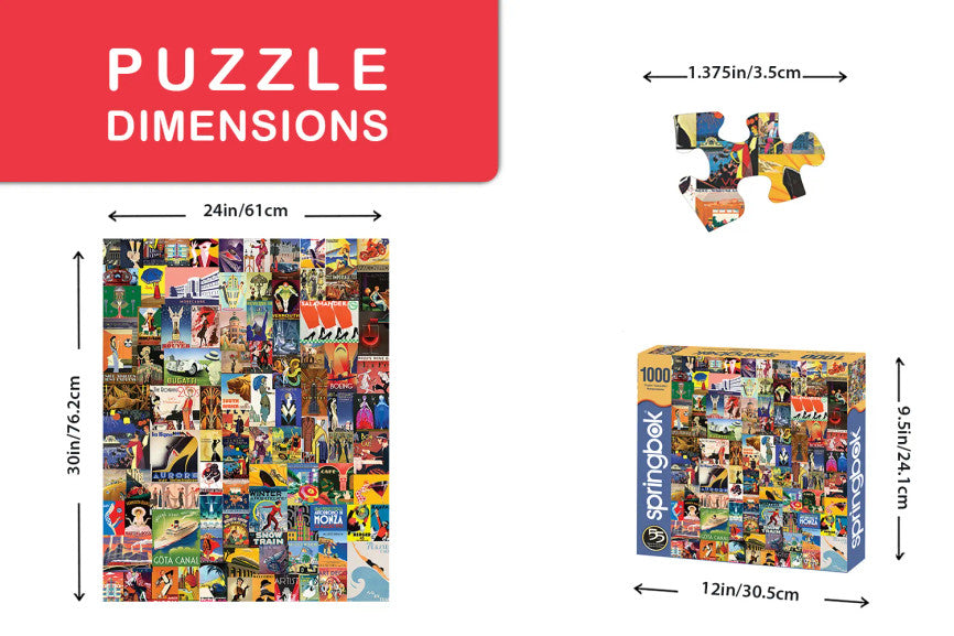 SPRGBK Delightful Deco 1000 Piece Puzzle