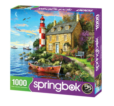 SPRGBK The Cottage Lighthouse 1000 Piece Puzzle