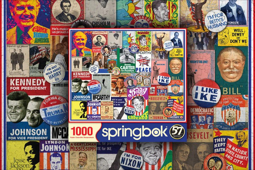 SPRGBK Poster Politics 1000 Piece Puzzle